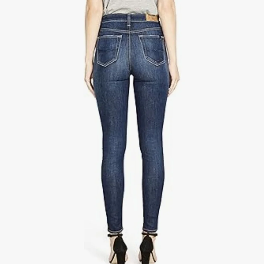 Buffalo Jeans Skylar Skinny High-Rise Blue Dark Wash 29 - Picture 3 of 9